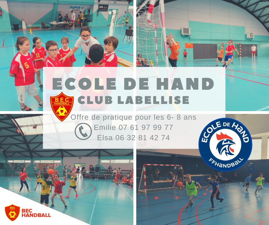 BEC-Ecole de hand labellisée